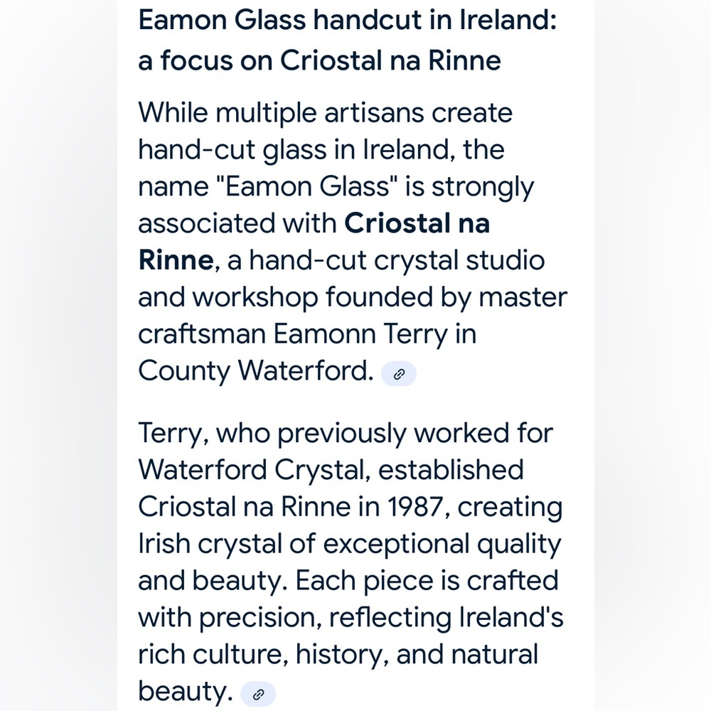 🌹 Eamon Glass; VINTAGE Beautiful Ireland Hand-Cut Crystal Etched Mini Vase 6” - Picture 8 of 10